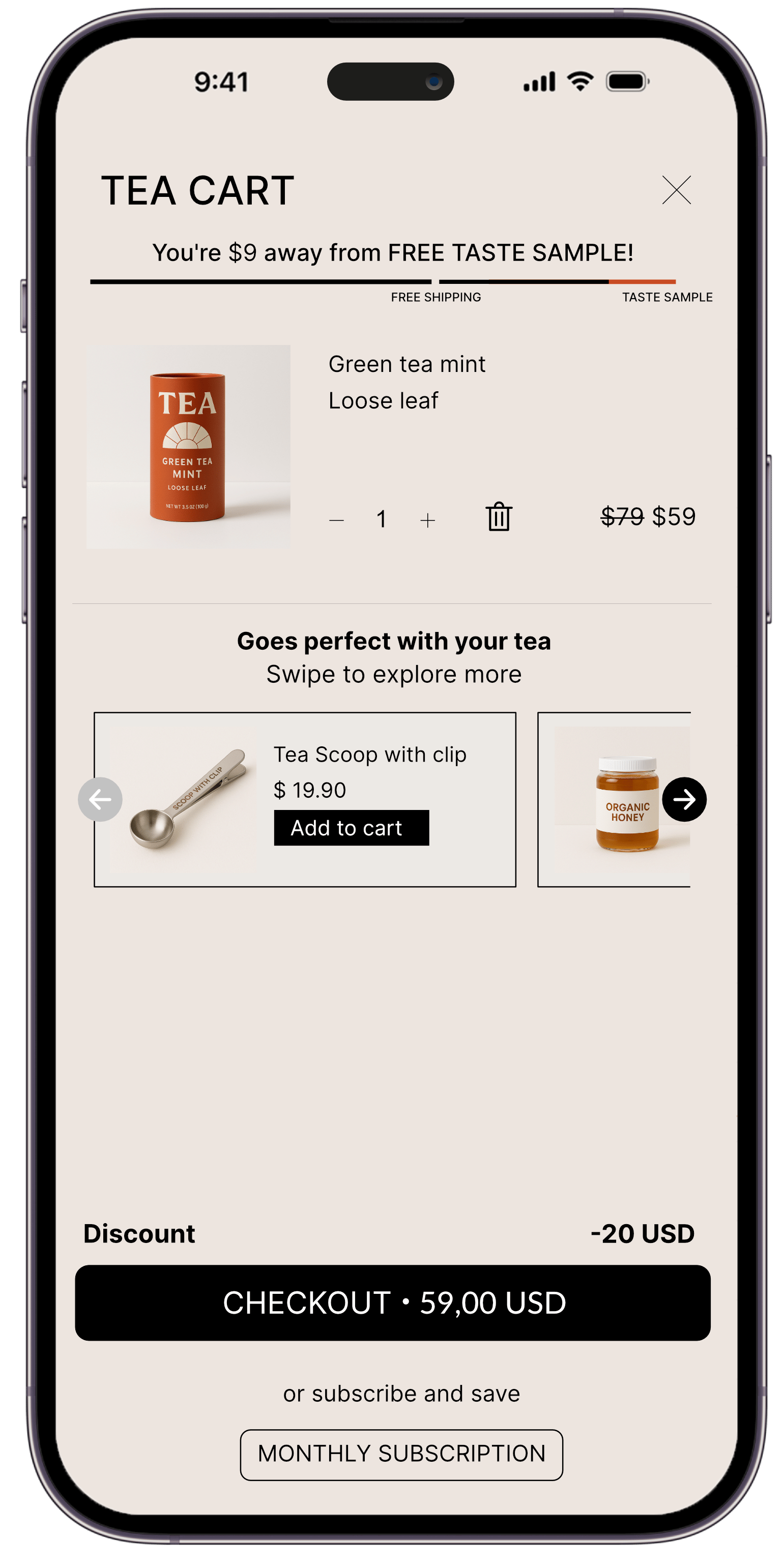 EliteCart mobile cart with free gift rewards